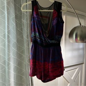 Silence and Noise Sheer Back Romper - S